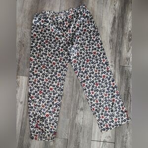 Relativity Navy and White Floral Pants